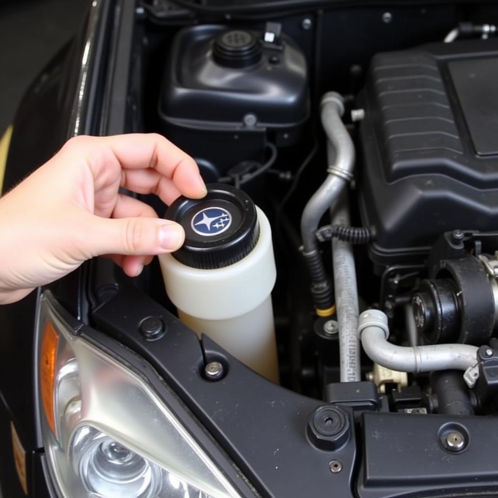 Checking Subaru Brake Fluid Level