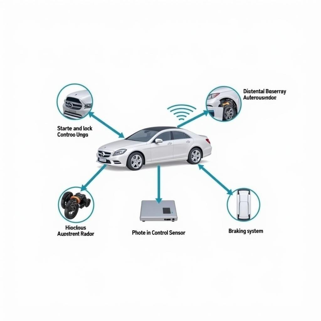 Collision Warning with Brake Support System Diagram