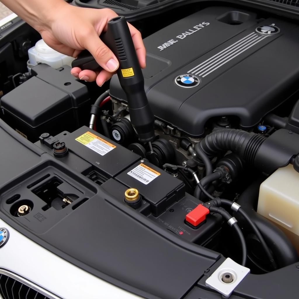 Disconnecting the Battery of a BMW