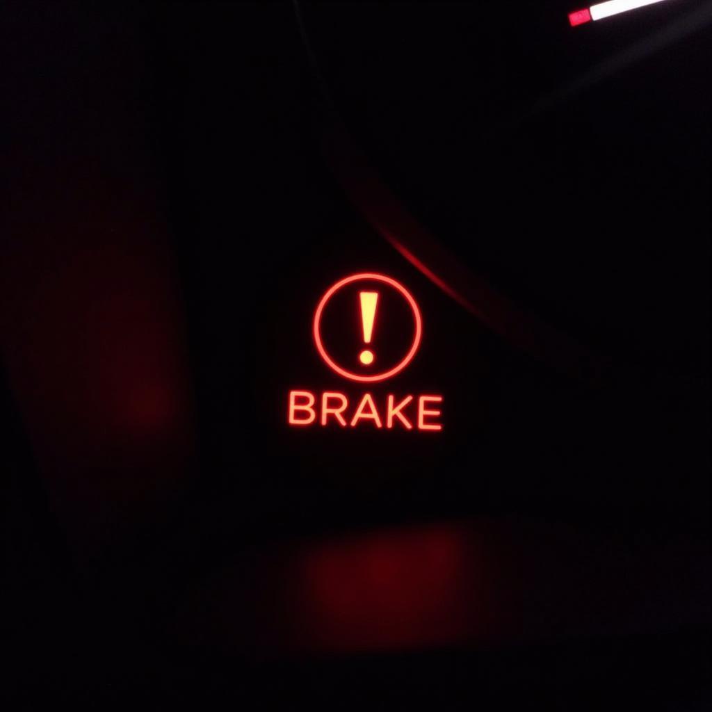 Emergency Brake Warning Light on Dashboard