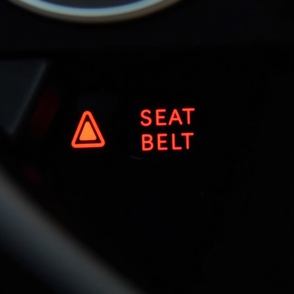 F30 Seat Belt Warning Light on Dashboard