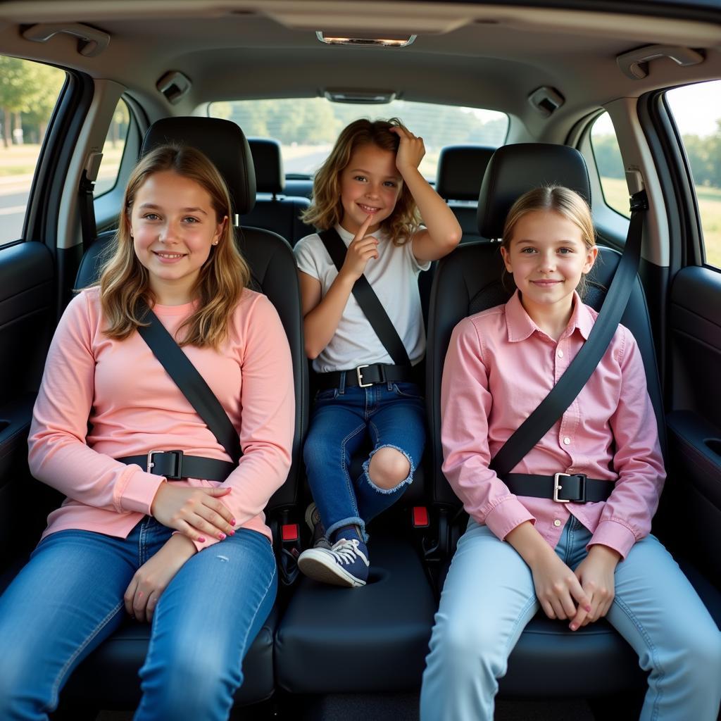 Family Buckling Seatbelts