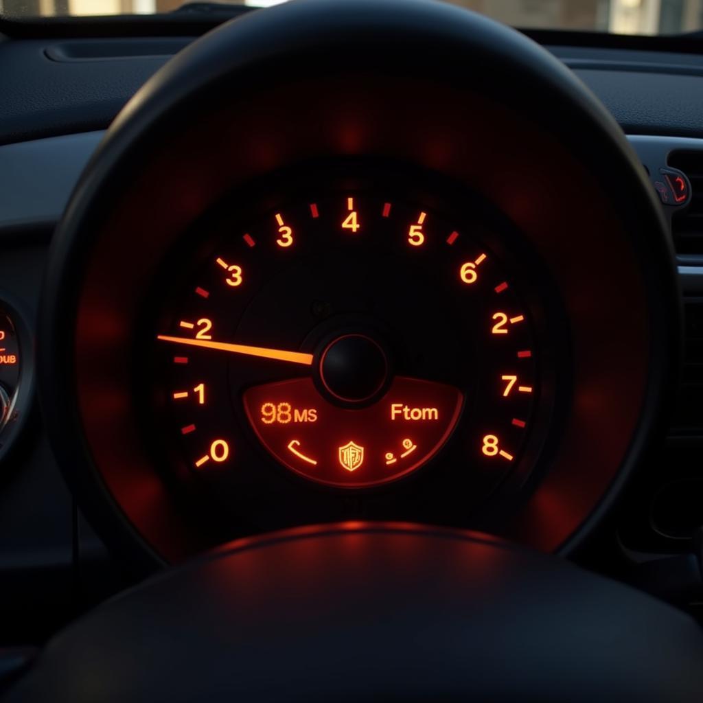 Fiat 500 Brake Warning Light on Dashboard