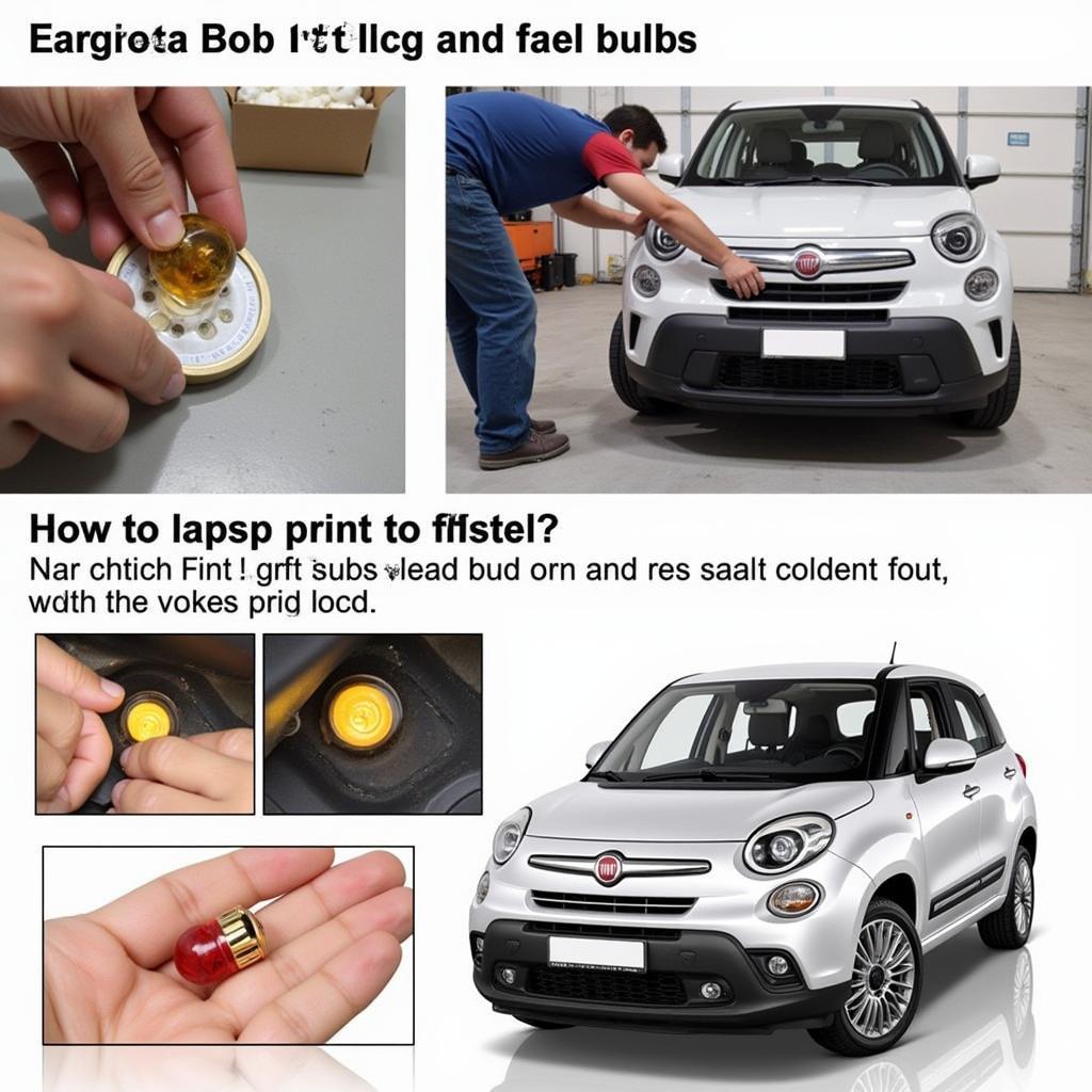 Replacing a Fiat 500L Brake Light Bulb