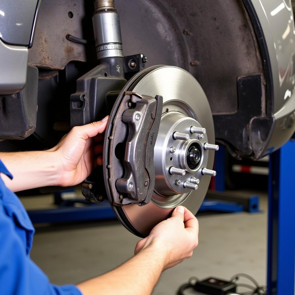 Replacing Brake Pads on a Fiat Punto