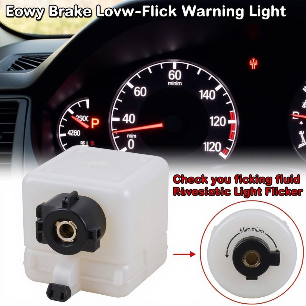 Low Brake Fluid and Flickering Brake Light