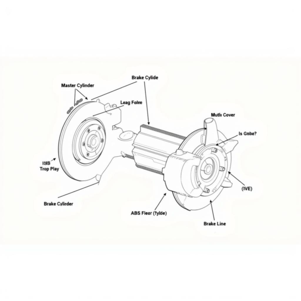 Ford E450 Brake System Components Diagram