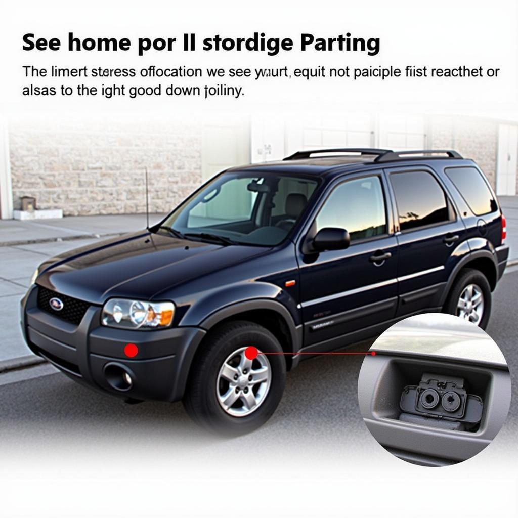 Ford Escape diagnostic port location