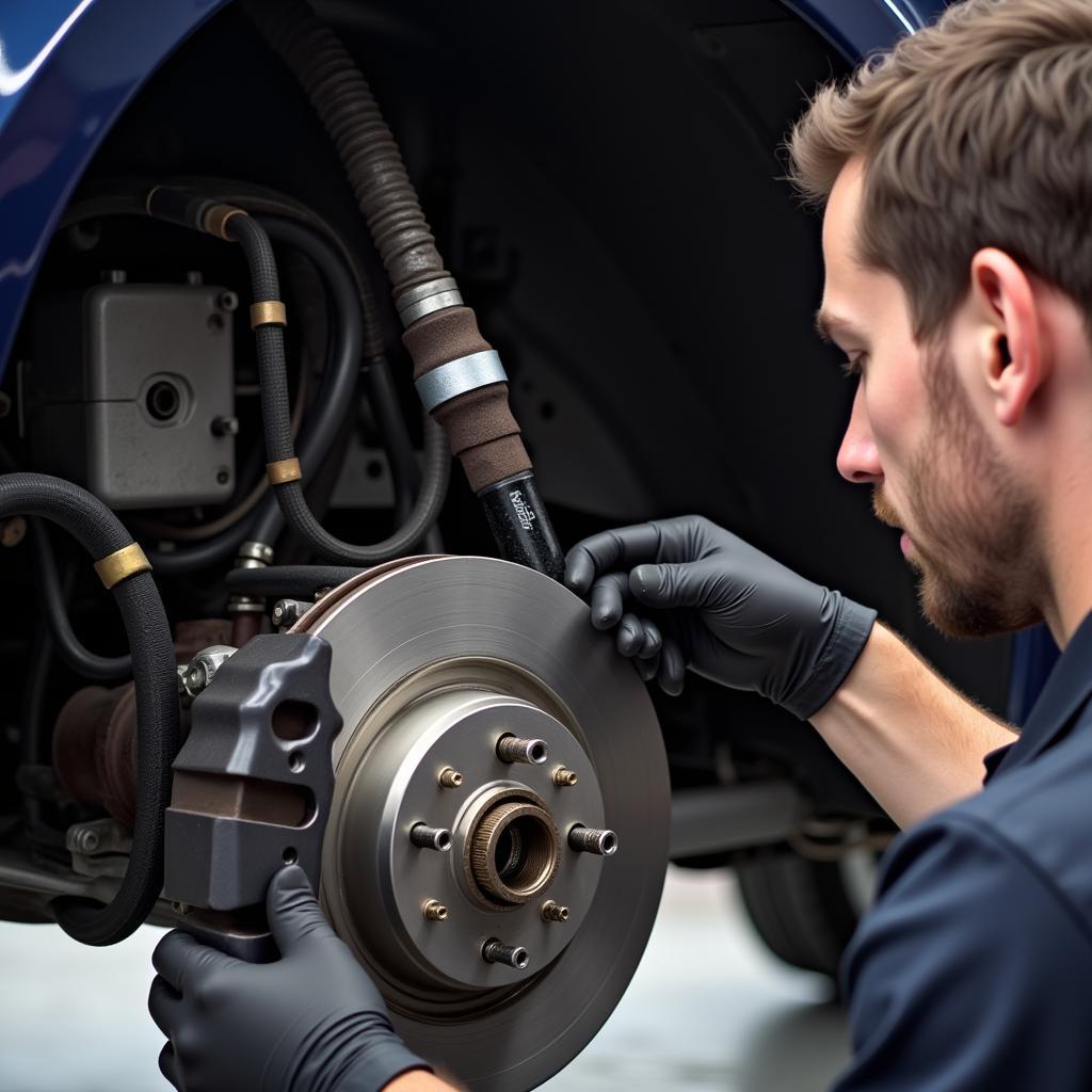 Ford Focus Brake Fluid Leak Inspection