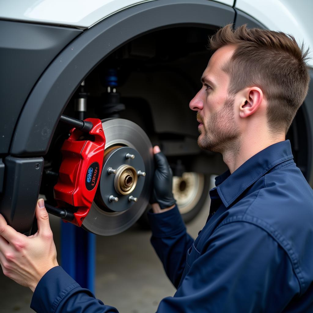 Ford Transit Brake System Inspection