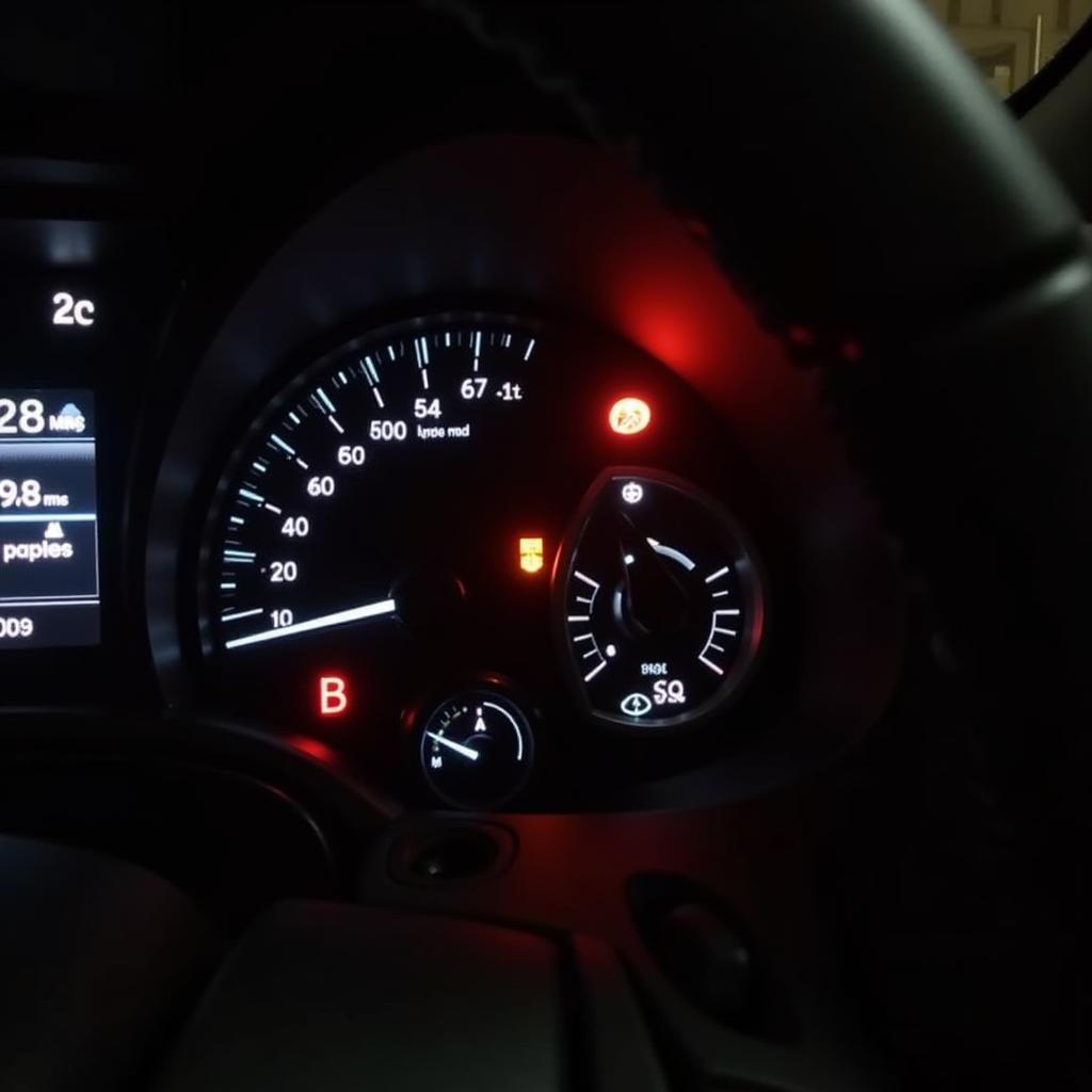 Ford Transit Brake Warning Light on Dashboard