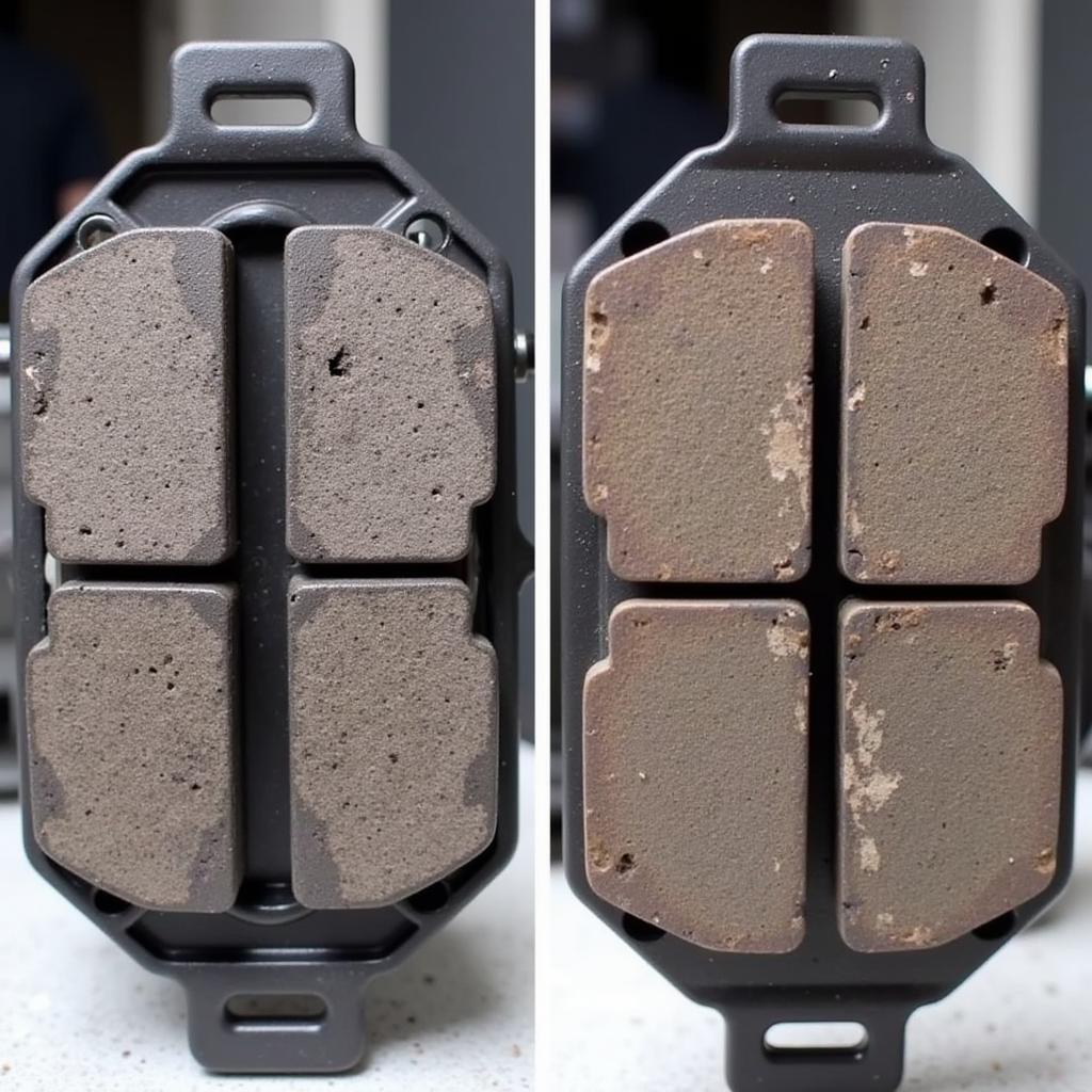  Ford Transit Worn Brake Pads 