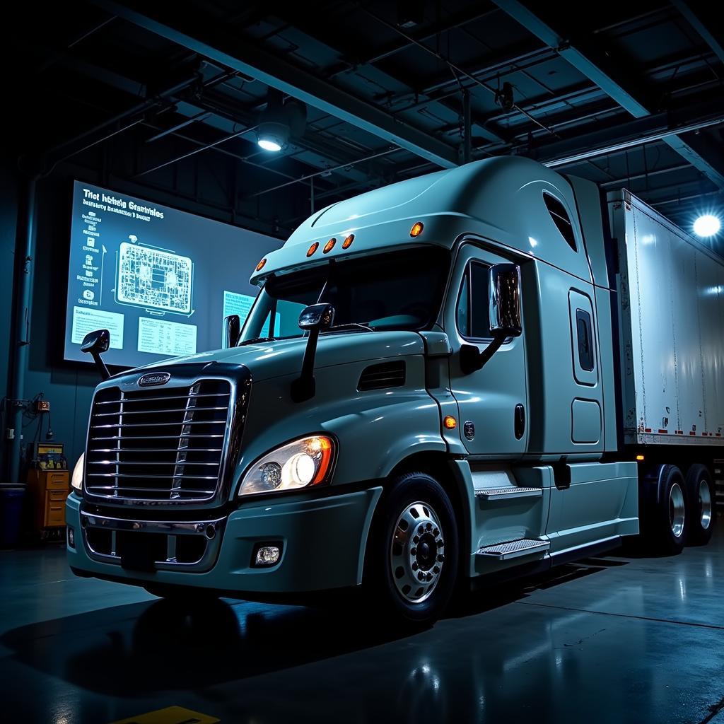 Freightliner Diagnostic Scan at a Service Center