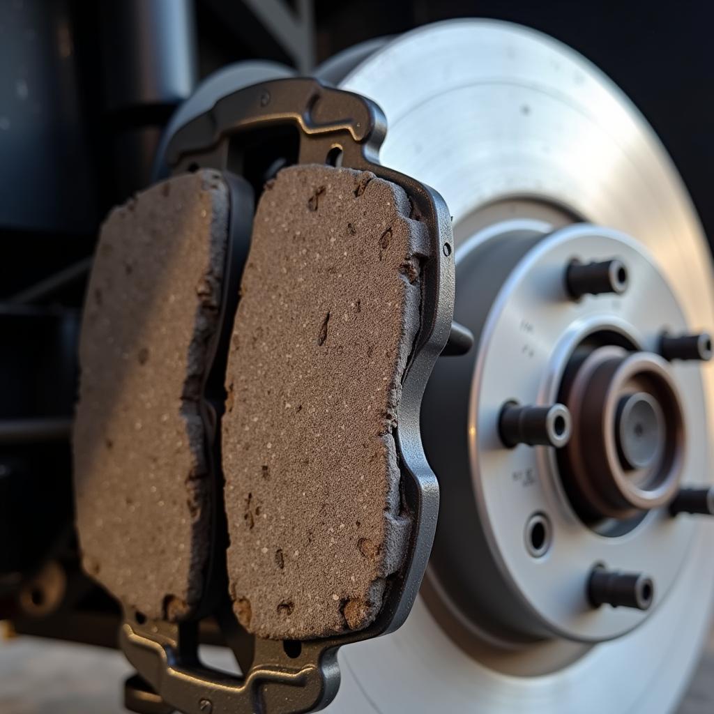 Front Brake Pad Wear Indicator