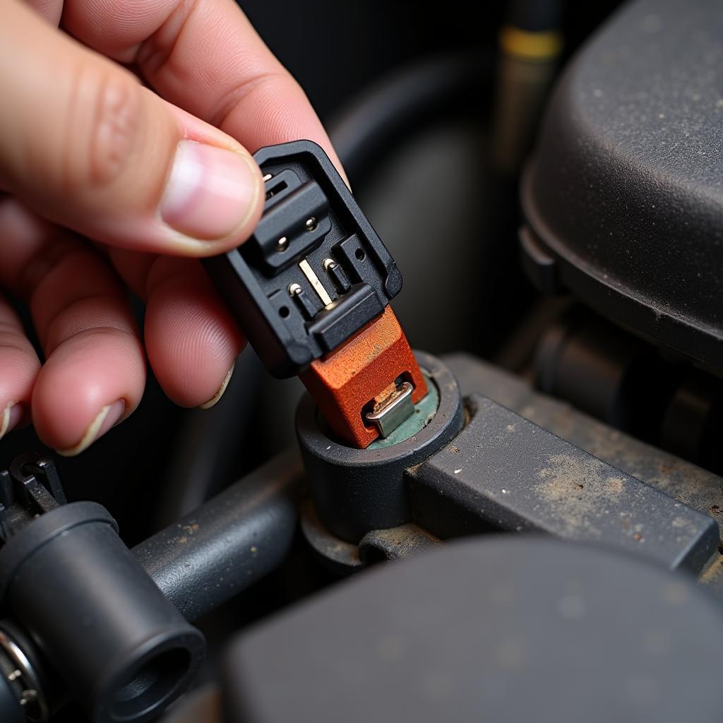 Inspecting the GM Brake Warning Light Connector