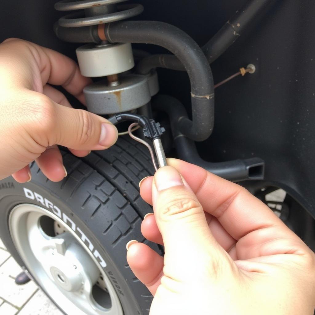 Grounding the Brake Pad Sensor Wire