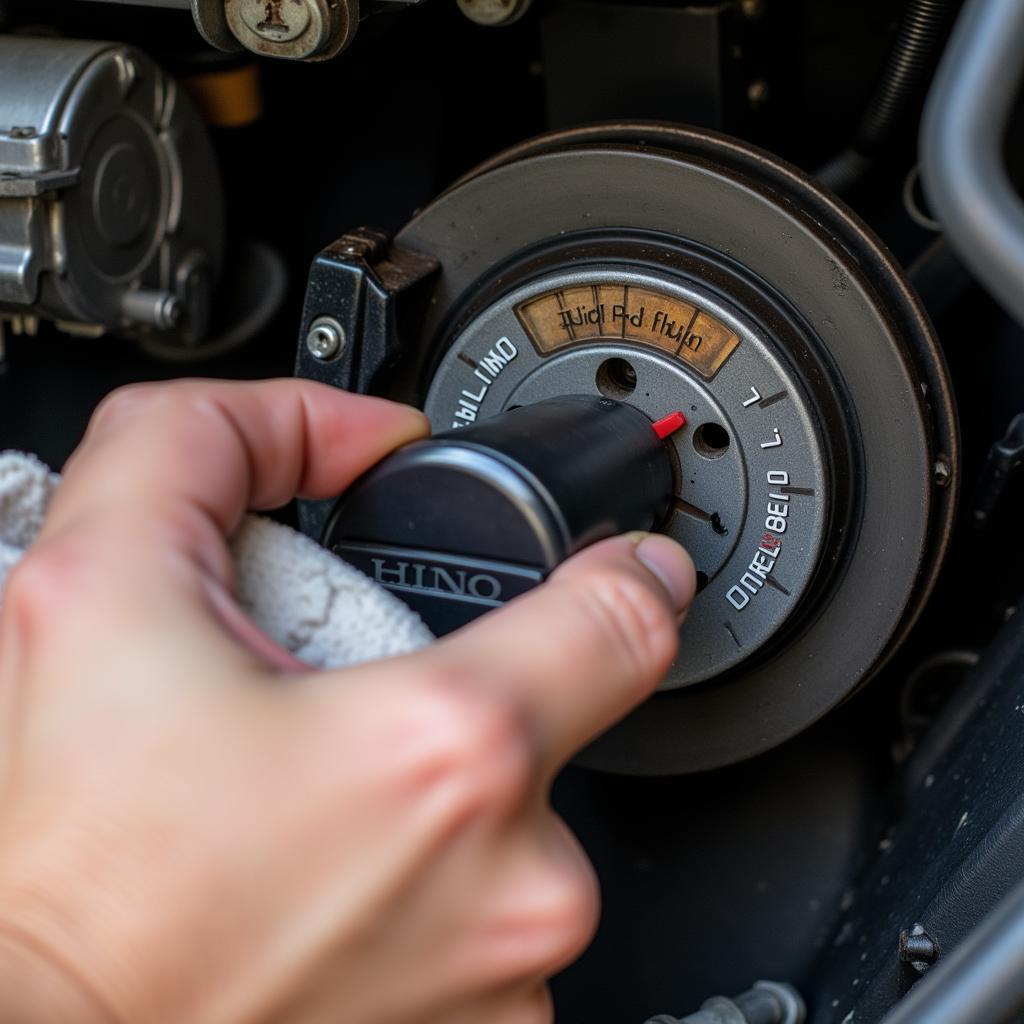 Checking the Brake Fluid Level