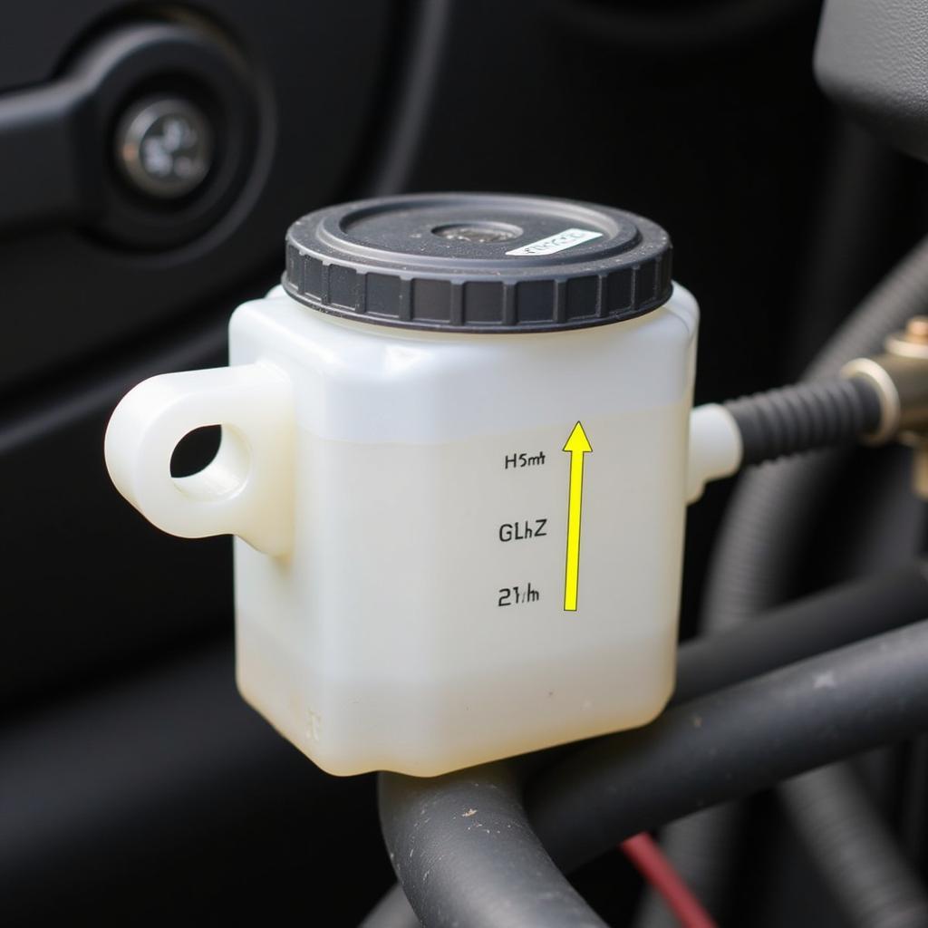 Honda Pilot brake fluid reservoir