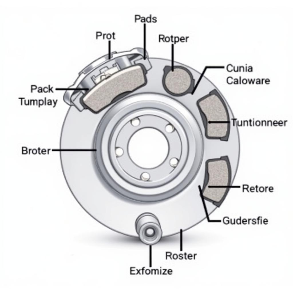 Hyundai Sonata Hybrid Brake System Components