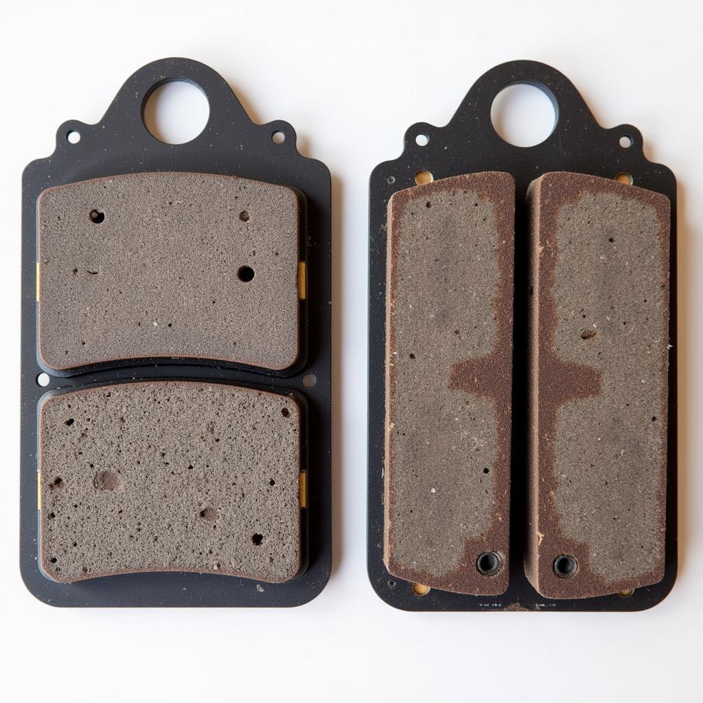 Worn Brake Pads on a Hyundai Tucson