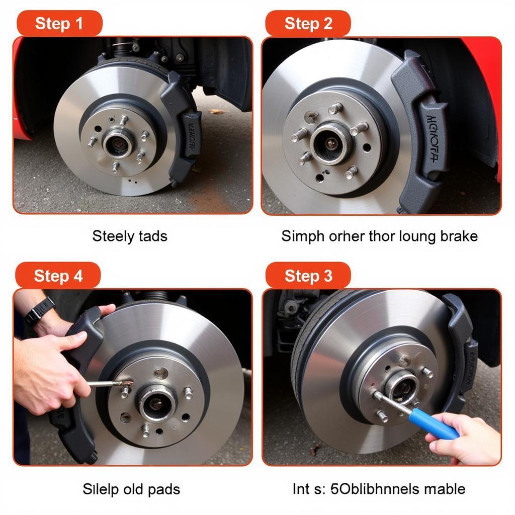 Jaguar Brake Pad Replacement Process