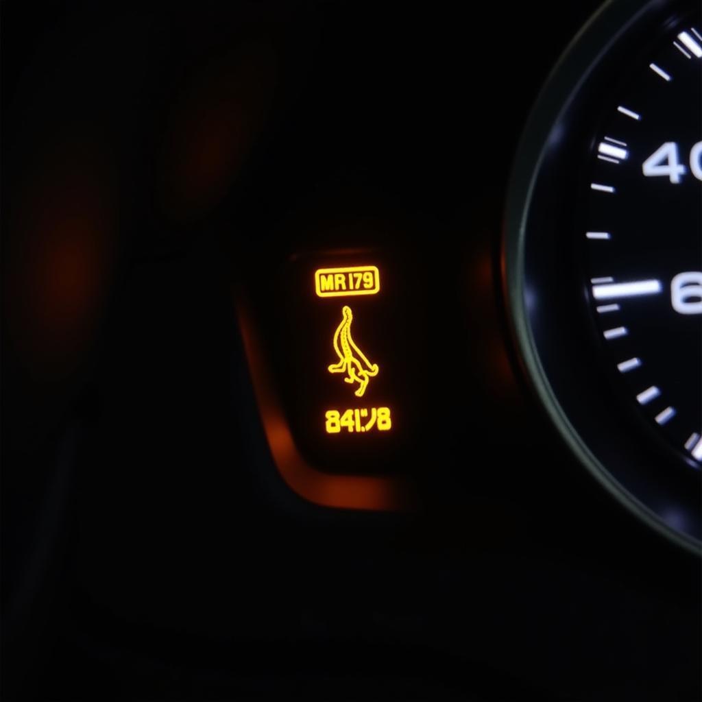 Jaguar Brake Pad Warning Light on Dashboard