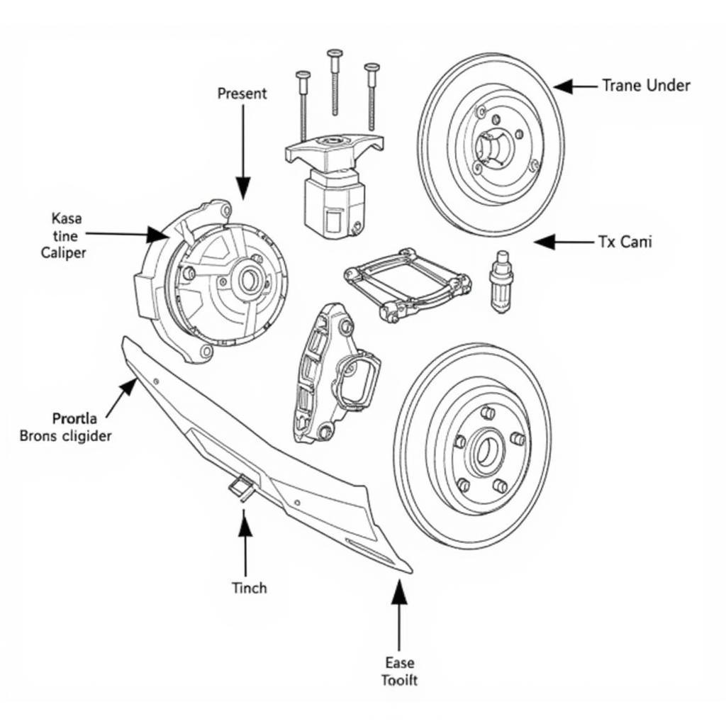 Jeep Grand Cherokee Brake System Components