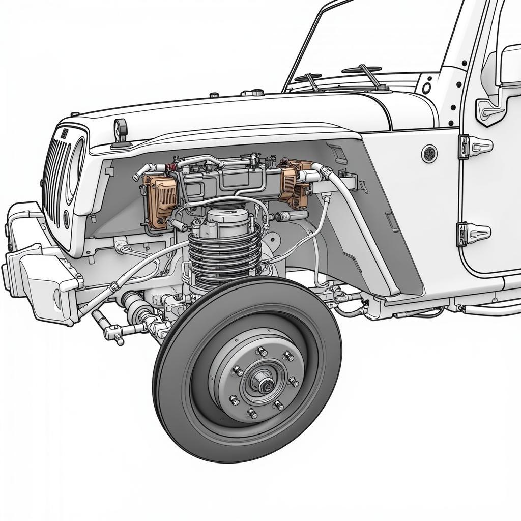 Jeep JK Brake System Components