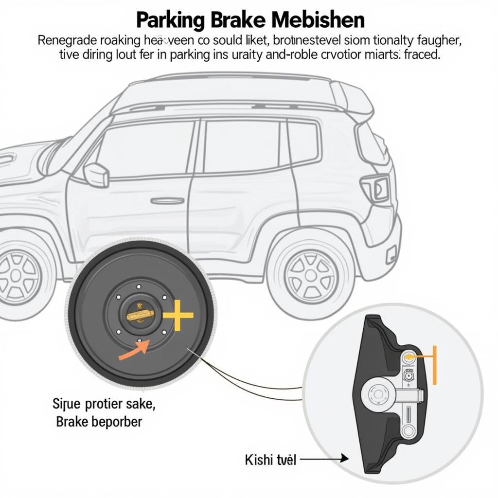 Inspecting the Jeep Renegade Parking Brake Mechanism