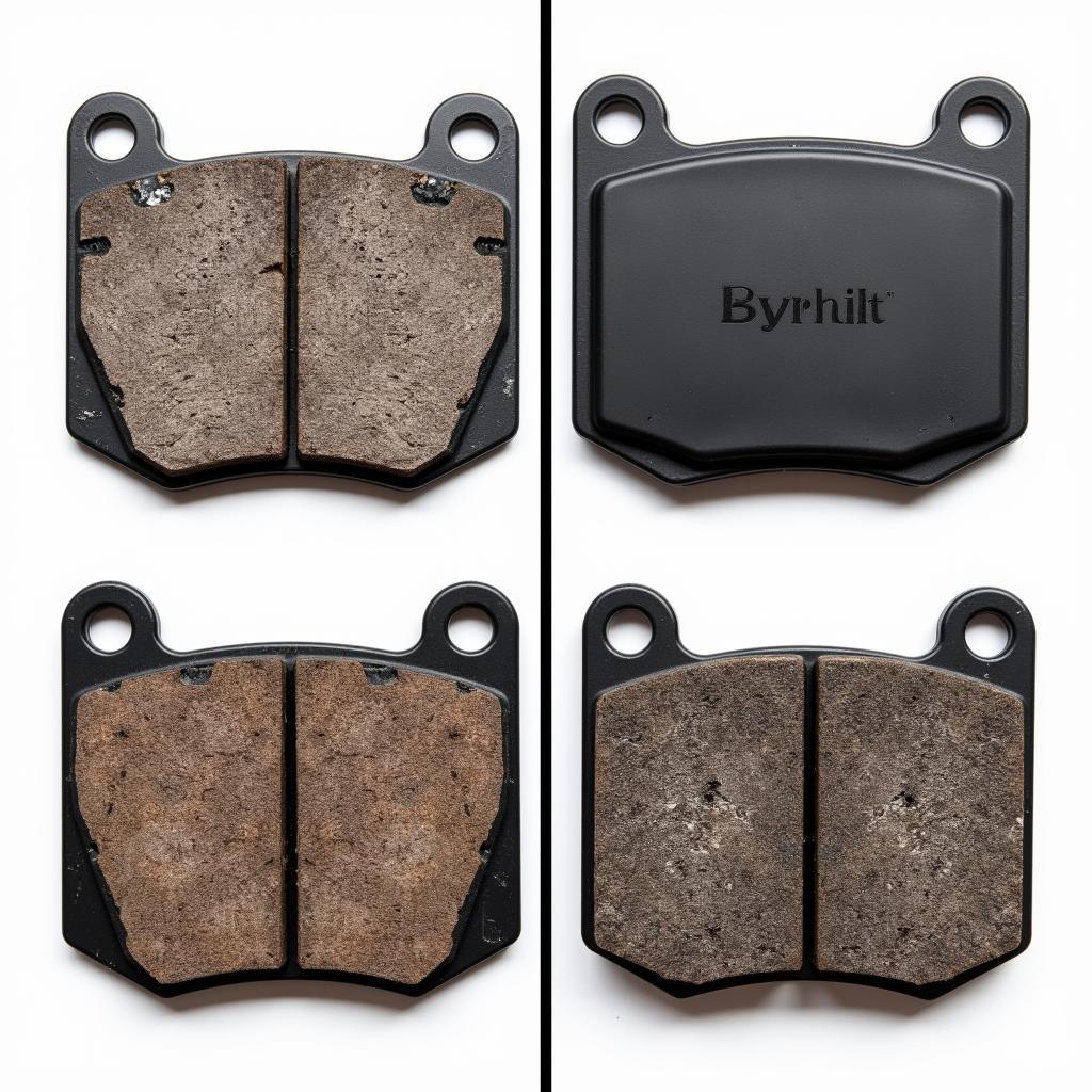 Jeep Wrangler Worn Brake Pads