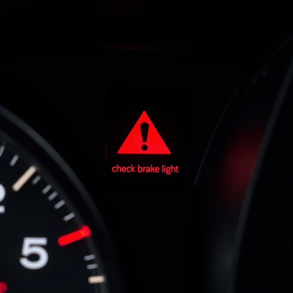 Kia Optima Dashboard Displaying "Check Brake Light" Warning