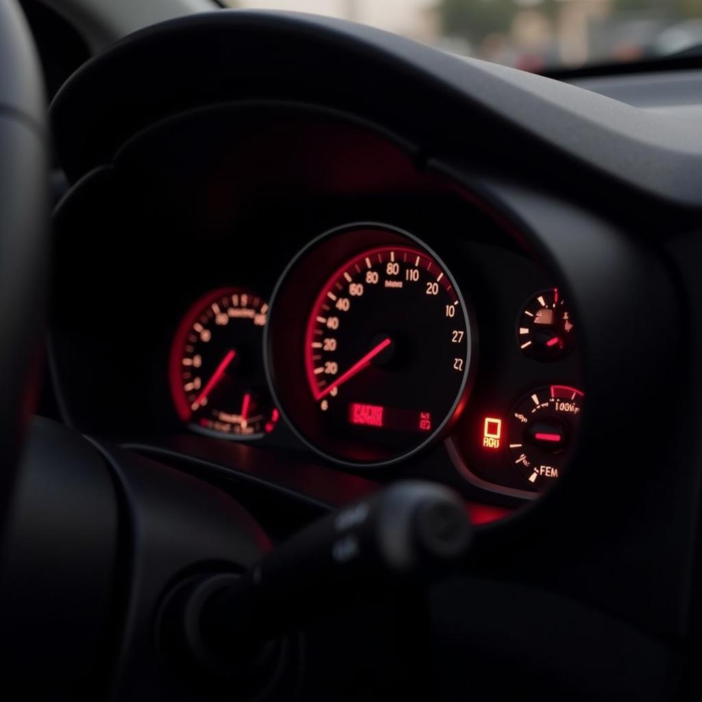 Kia Rio Brake Warning Light on Dashboard