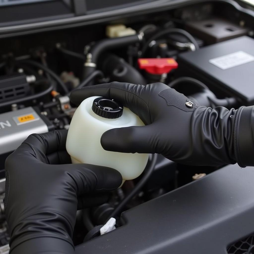 Checking Brake Fluid Level in a Jeep Compass