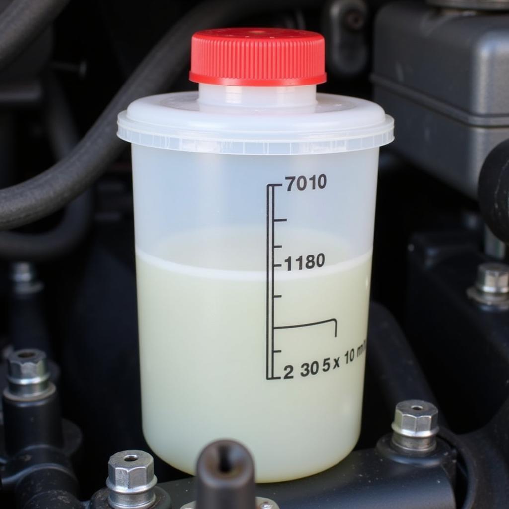 Low Brake Fluid Level in Reservoir