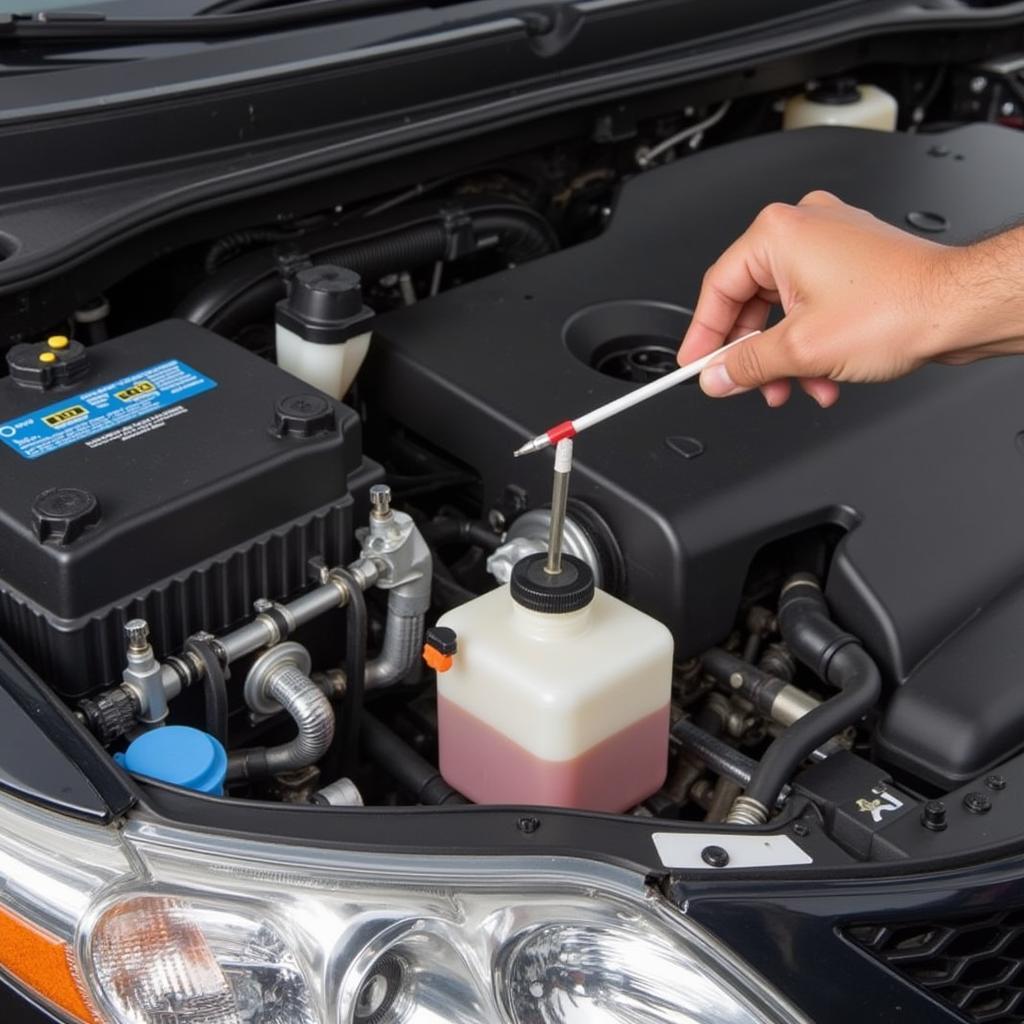 Checking Low Brake Fluid in a Toyota Camry