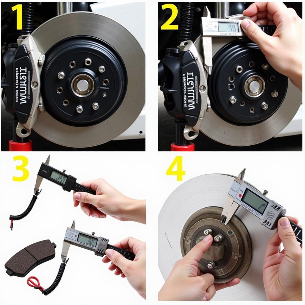 Inspecting M3 Brake Pads