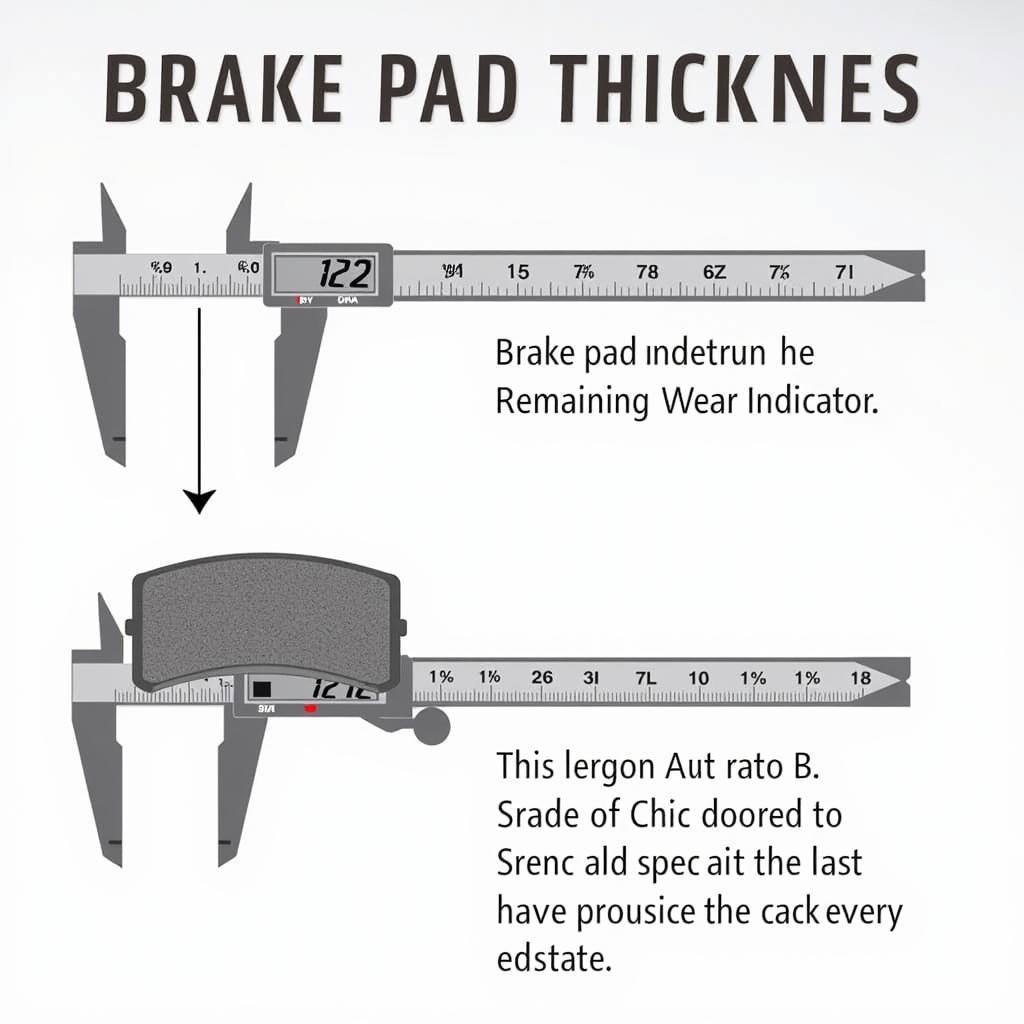 Measuring Brake Pad Thickness