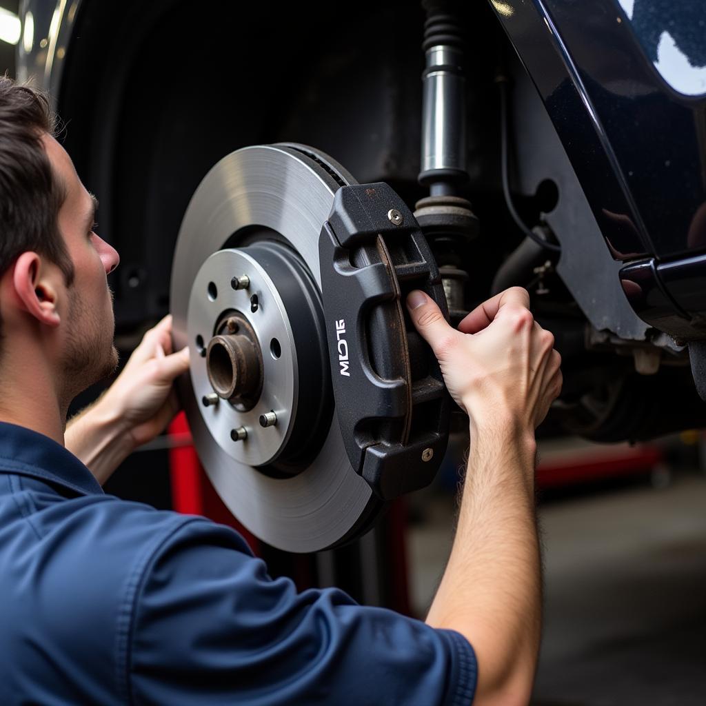 Mercedes ML320 Brake System Inspection