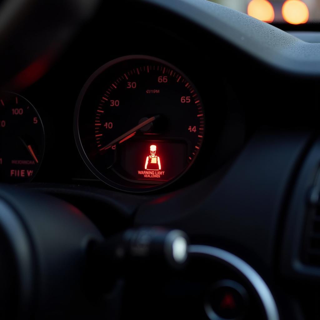 Mercedes Seat Belt Warning Light on Dashboard