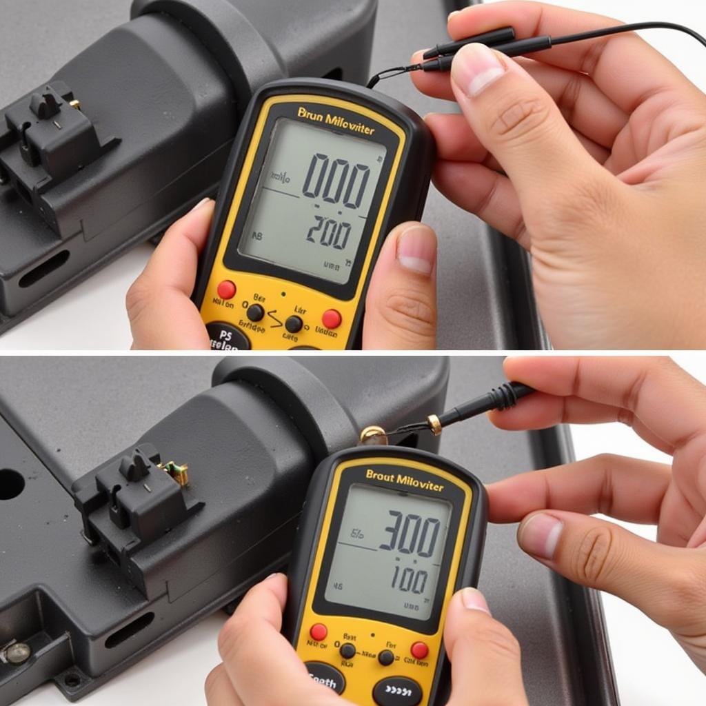 Testing the MGB Brake Warning Switch with a Multimeter