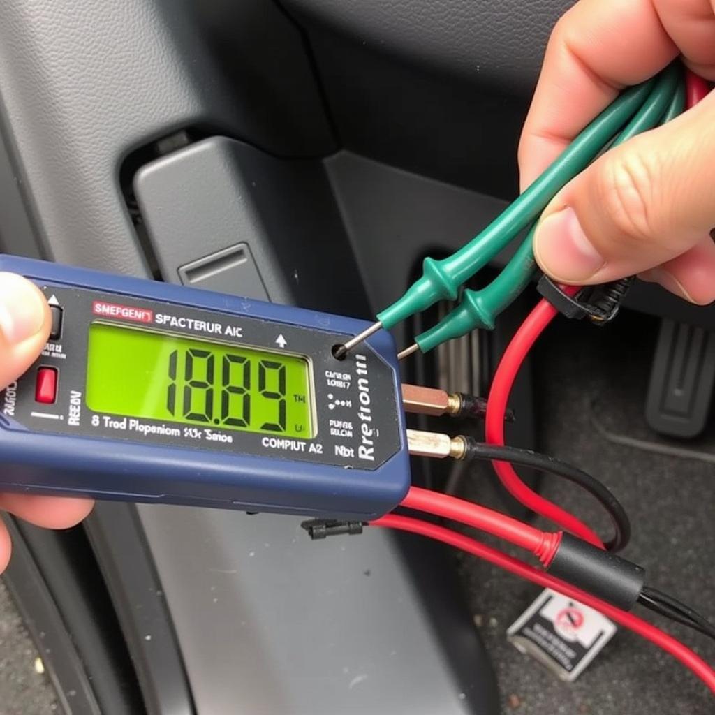 Testing Seat Belt Wiring with a Multimeter