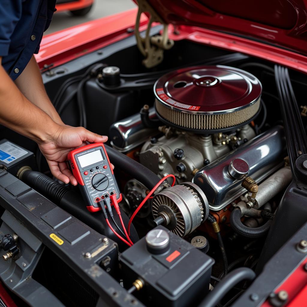 Testing the Alternator on a Classic Mustang