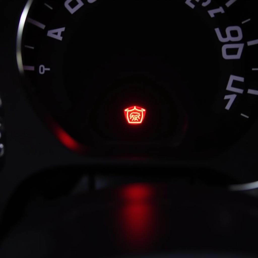 Mustang Brake Warning Light on Dashboard