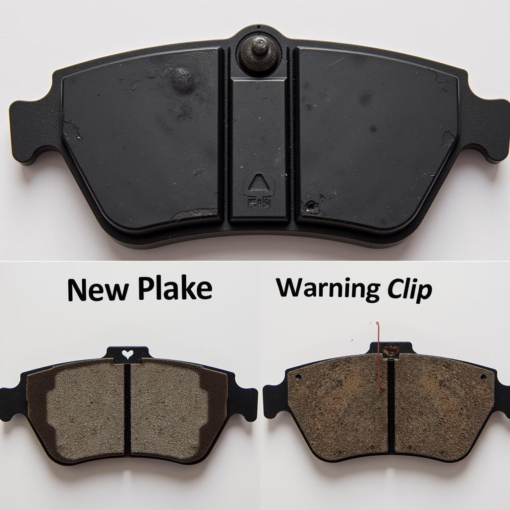 New Brake Pad with Warning Clip