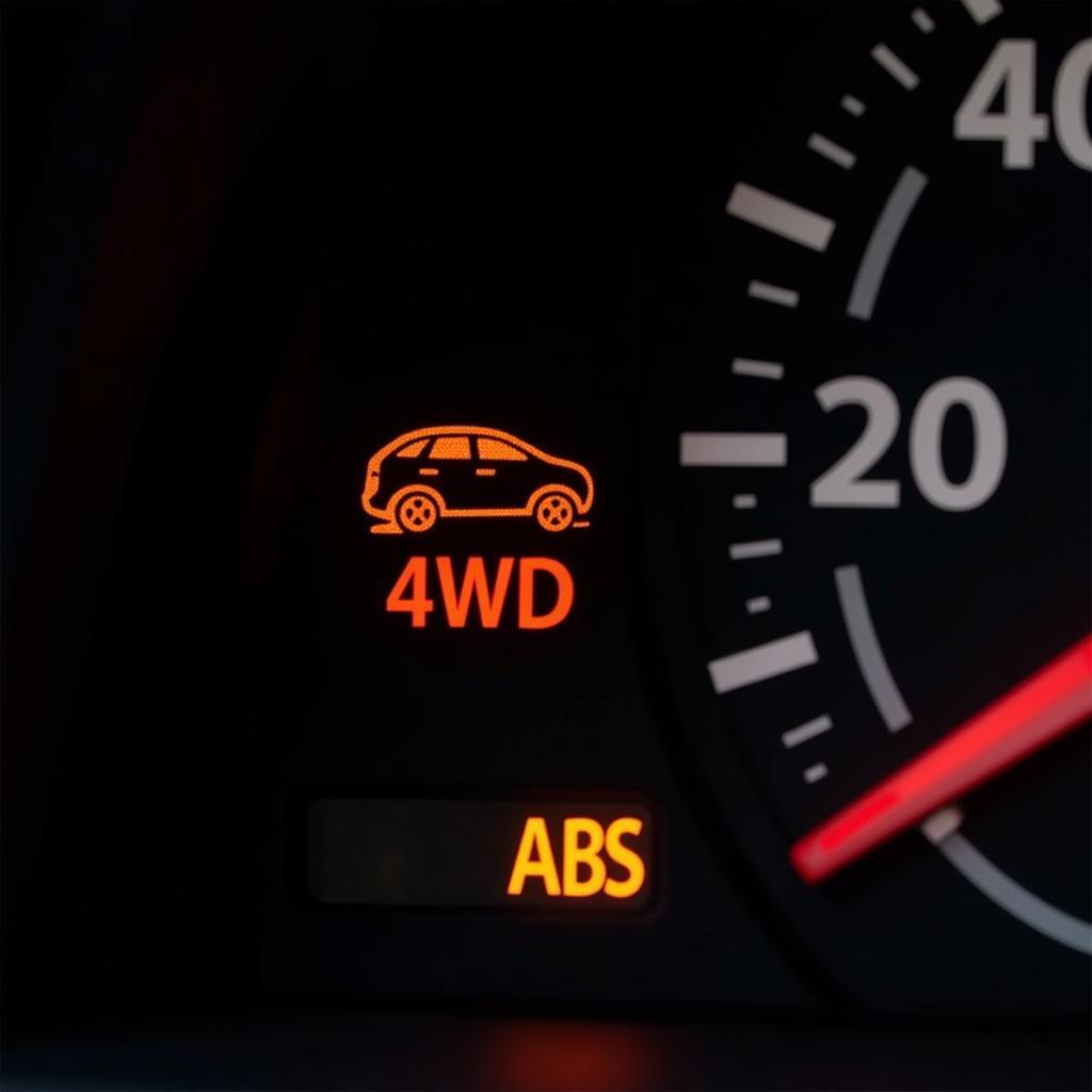 Nissan Armada 4WD Warning Light on Dashboard