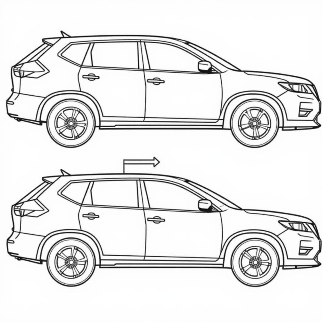 Location of the Front Radar Sensor on a Nissan