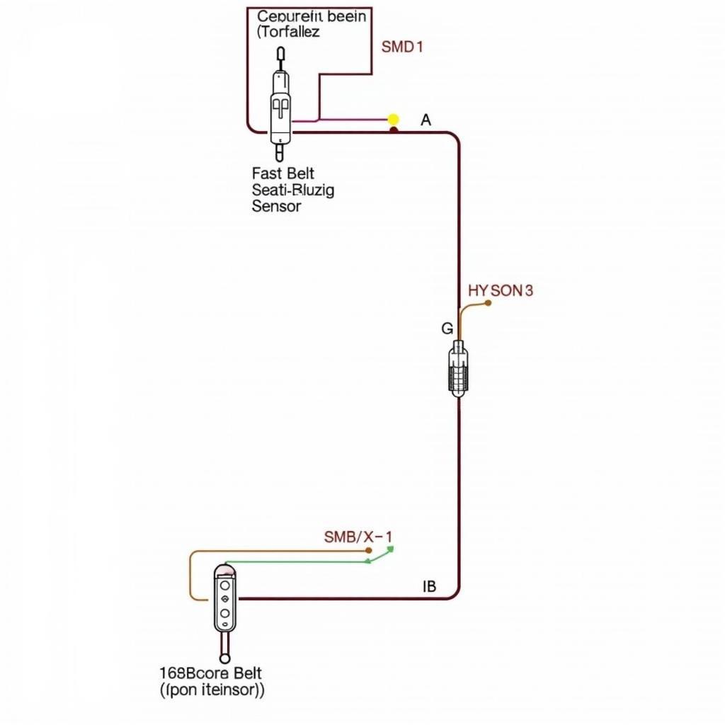 Nissan Qashqai 2011 Seat Belt Wiring Diagram