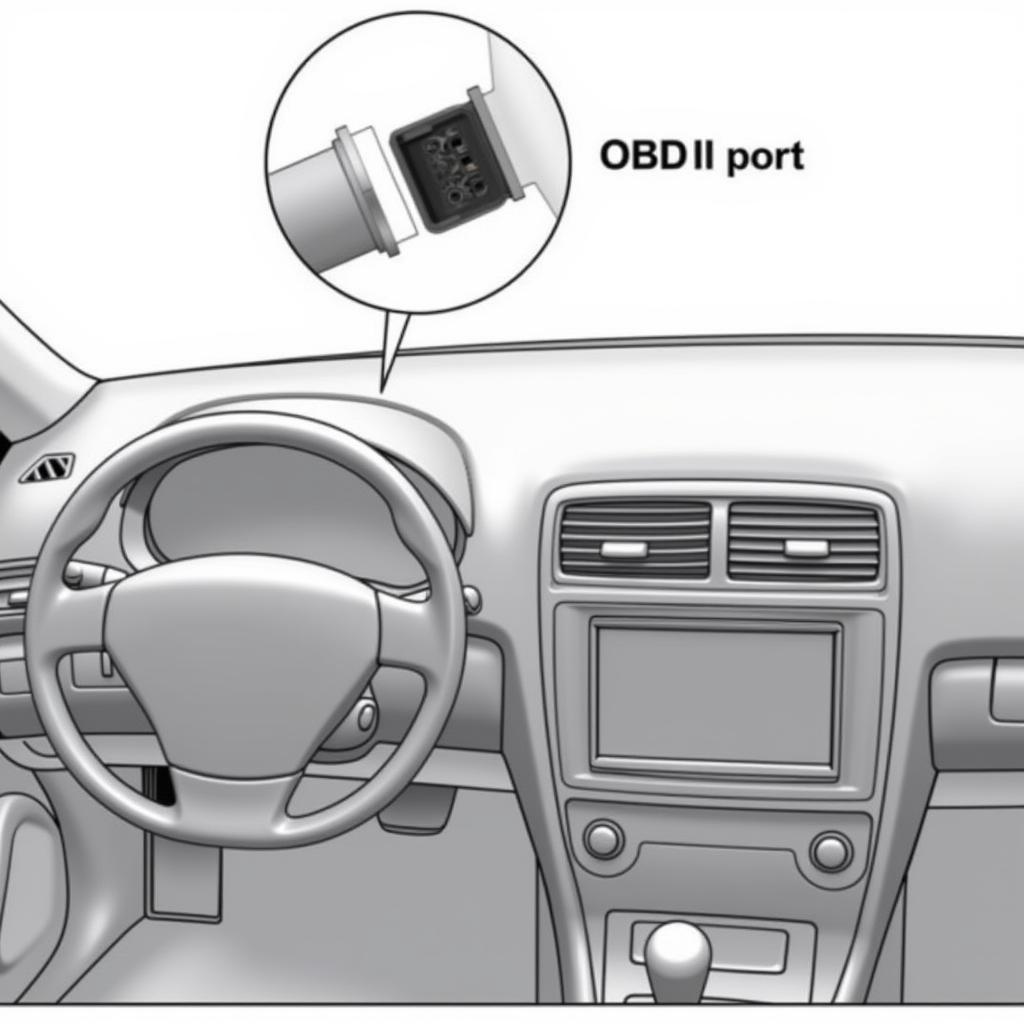 OBD-II Port Location in 2009 Volkswagen CC