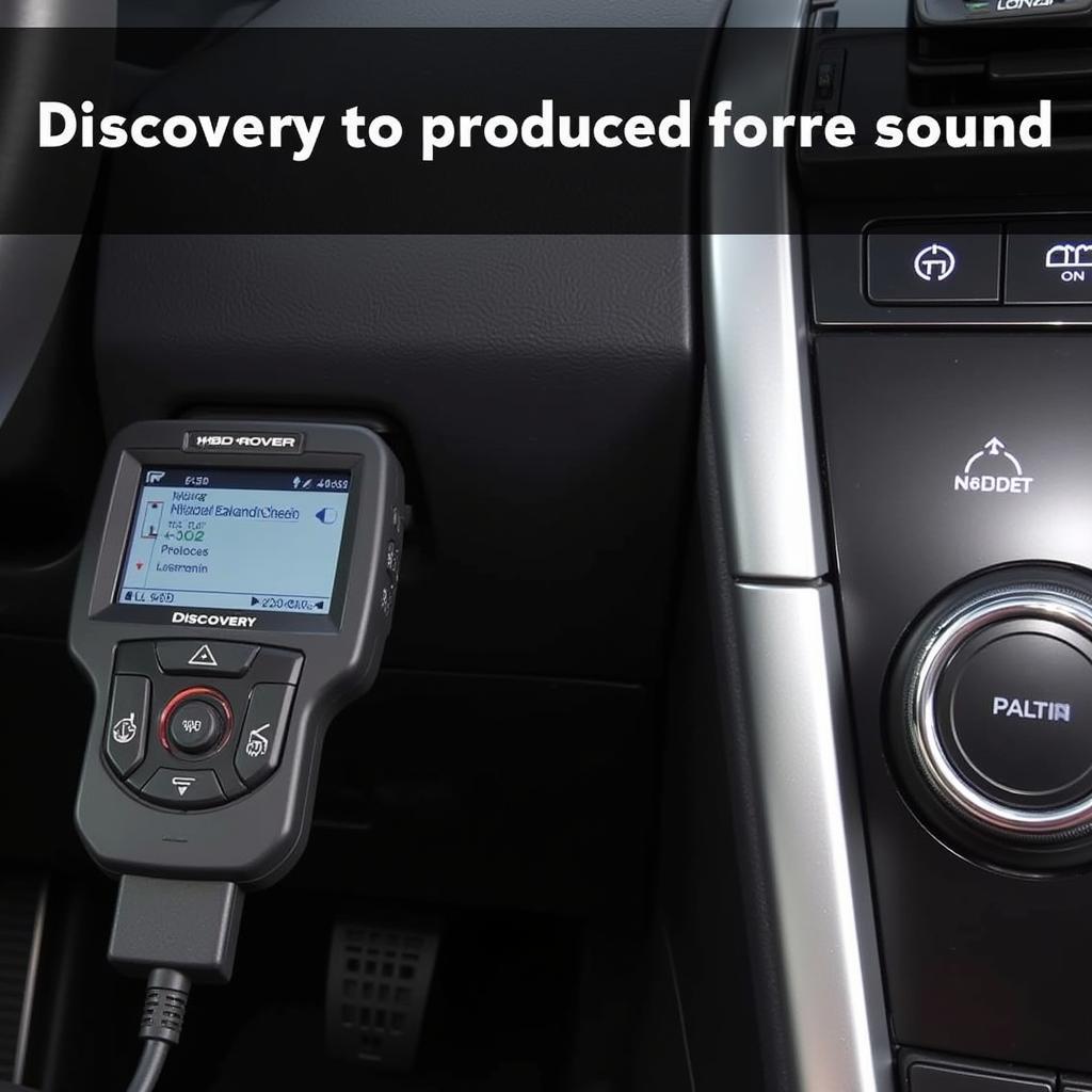 Connecting an OBD-II scanner to a Land Rover Discovery Sport