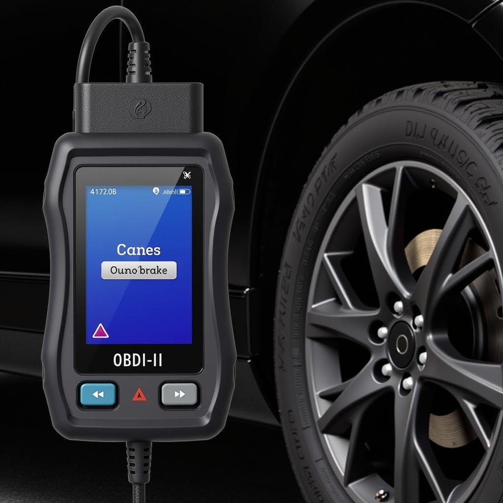 OBD-II Scanner Diagnosing Brake System